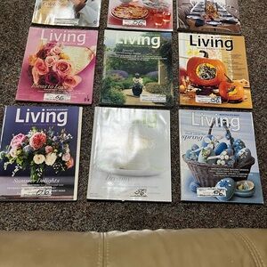 Martha Stewart Living Magazines - Year 2006  Lot of 9
